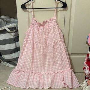 Blu Pepper Pink Gingham Mini Dress